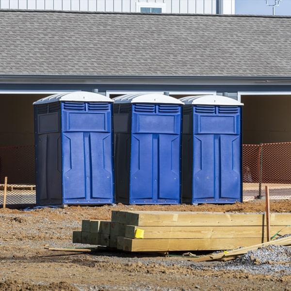 Heavy-duty construction site porta potty in Pampa, Texas